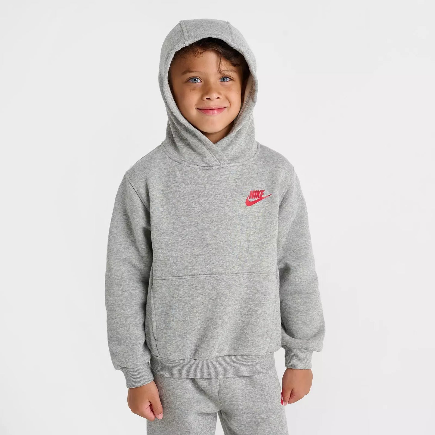 Conjunto de sudadera con capucha y pantalones deportivos Nike Sportswear Graphic para niños pequeños