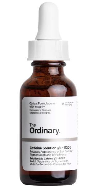The Ordinary - Suero antihinchazón para ojos con cafeína al 5 % + EGCG, un suero concentrado con cafeína de alta solubilidad y catequina de té verde para reducir visiblemente la pigmentación y la hinchazón del contorno de los ojos