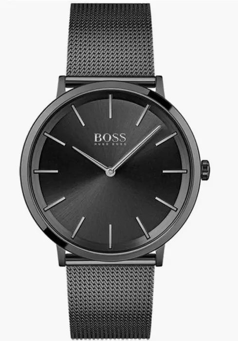 BOSS SKYLINER Reloj de cuarzo ultra delgado para hombre de 1.575 in | Resistente al agua | Reloj minimalista premium para negocios y uso casual.