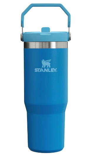 Stanley IceFlow - Vaso de acero inoxidable con sorbete abatible, frío por 12 h, con hielo 2 días (Variedad de Colores)