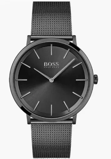 BOSS SKYLINER Reloj de cuarzo ultra delgado para hombre de 1.575 in | Resistente al agua | Reloj minimalista premium para negocios y uso casual.