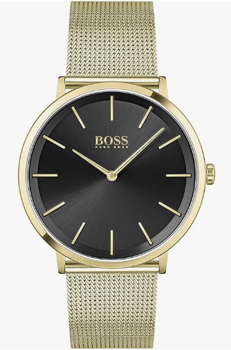 BOSS SKYLINER Reloj de cuarzo ultra delgado para hombre de 1.575 in | Resistente al agua | Reloj minimalista premium para negocios y uso casual