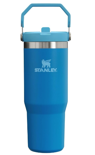 Stanley IceFlow - Vaso de acero inoxidable con sorbete abatible, frío por 12 h, con hielo 2 días (Variedad de Colores)