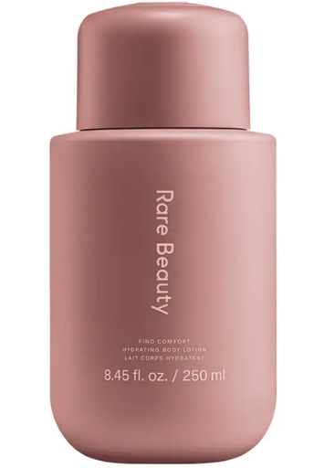 Rare Beauty by Selena Gomez - Find Comfort Niacinamide Hydrating Body Lotion, loción corporal con infusión de nutrientes que hidrata hasta 24 horas con una sensación fresca y no grasosa mientras nutre y suaviza para un brillo saludable y renovado