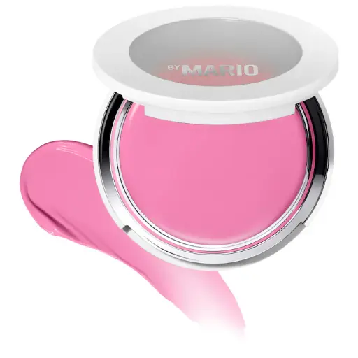 MAKEUP BY MARIO - Soft Pop Plumping Cream Blush Veil, rubor en crema ligero que está hecho con ácido hialurónico para hidratar y dar volumen a la piel con un velo transparente de color