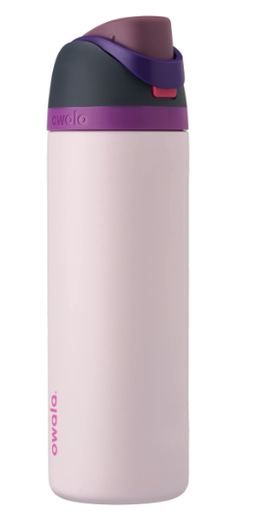 Owala FreeSip - Botella de agua aislada de acero inoxidable con popote para deportes, viajes y escuela, botella de agua deportiva sin BPA (Variedad de Colores)