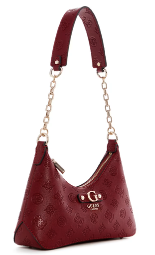 GUESS Bolso de hombro con cremallera superior Gerty