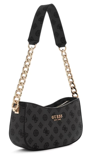 GUESS Bolso de hombro con cremallera superior Evelune