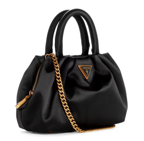 GUESS Bolso de mano con marco mini de satén Tori