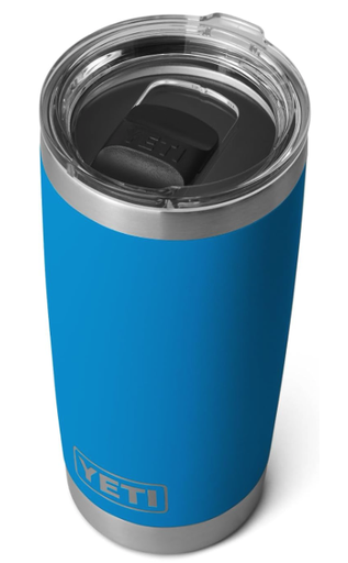 YETI - Vaso térmico de acero inoxidable, con aislamiento al vacío y tapa MagSlider, modelo Rambler. (Variedad de Colores)