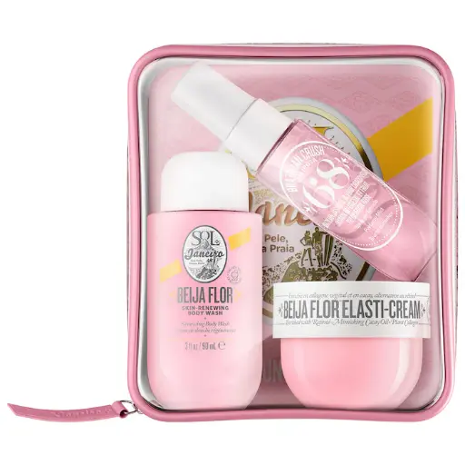 Sol de Janeiro - Beija Flor™ Jet Set, una rutina corporal lista para las escapadas que favorece la producción de colágeno y que incluye el brillante aroma Cheirosa '68.