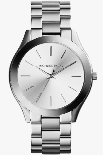 Michael Kors Slim Runway - Reloj de pulsera de acero inoxidable para mujer