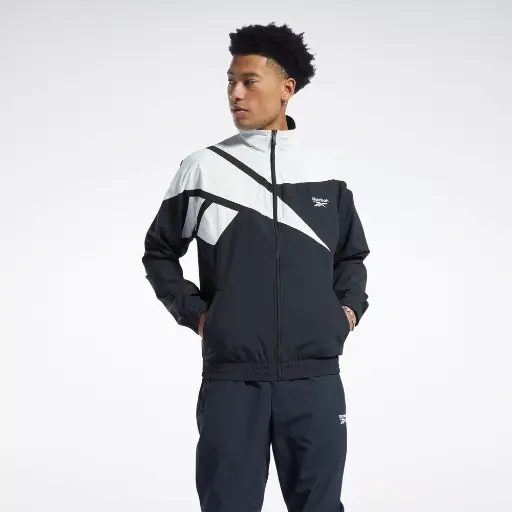 Reebok - Chaqueta deportiva clásica Vector