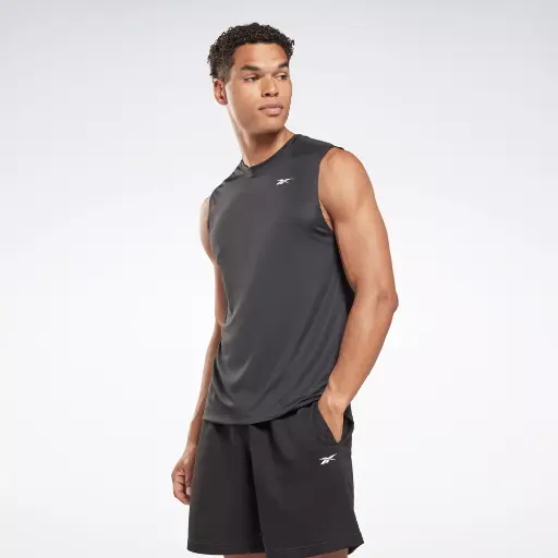 REEBOK - Camiseta técnica sin mangas de entrenamiento