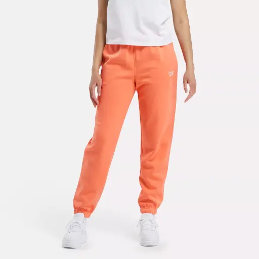 REEBOK - Pantalones de chándal de polar con logotipo pequeño Identity de Reebok