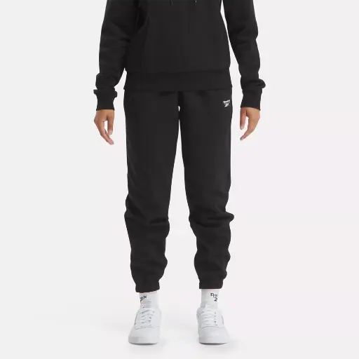 REEBOK - Pantalones de chándal de polar con logotipo pequeño Identity de Reebok 