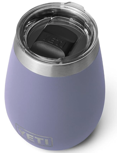 YETI Rambler - Vaso de vino, aislado al vacío, acero inoxidable con tapa MagSlider