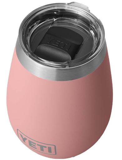 YETI Rambler - Vaso de vino, aislado al vacío, acero inoxidable con tapa MagSlider 