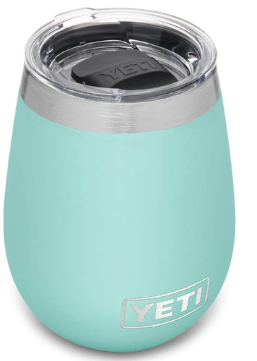 YETI Rambler - Vaso de vino, aislado al vacío, acero inoxidable con tapa MagSlider 