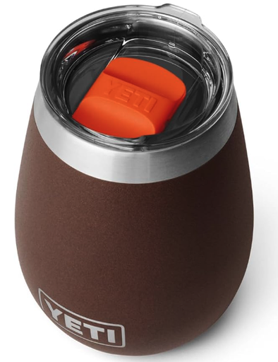 YETI Rambler - Vaso de vino, aislado al vacío, acero inoxidable con tapa MagSlider 