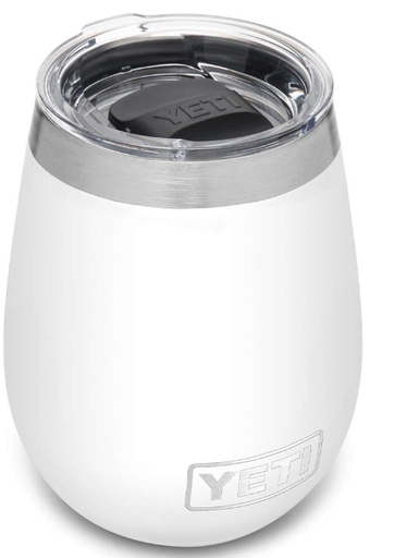 YETI Rambler - Vaso de vino, aislado al vacío, acero inoxidable con tapa MagSlider  
