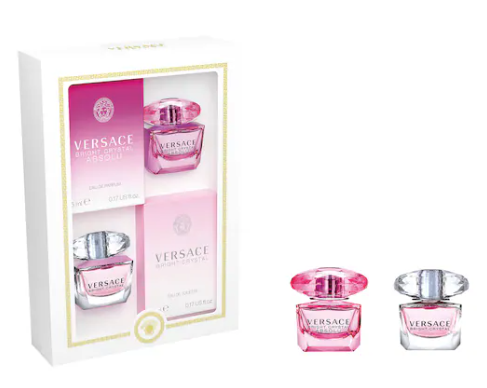 Versace Mini Bright Crystal and Bright Crystal Absolu Set