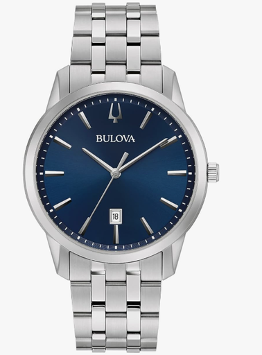 Bulova Reloj clásico Sutton de cuarzo con fecha y calendario de 3 manecillas para hombre